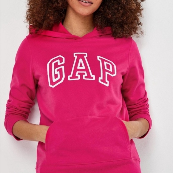 GAP Vibrant Pink Hoodie Size XL - Picture 1 of 5